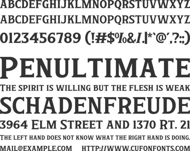 Buhun Retro Two FREE font preview