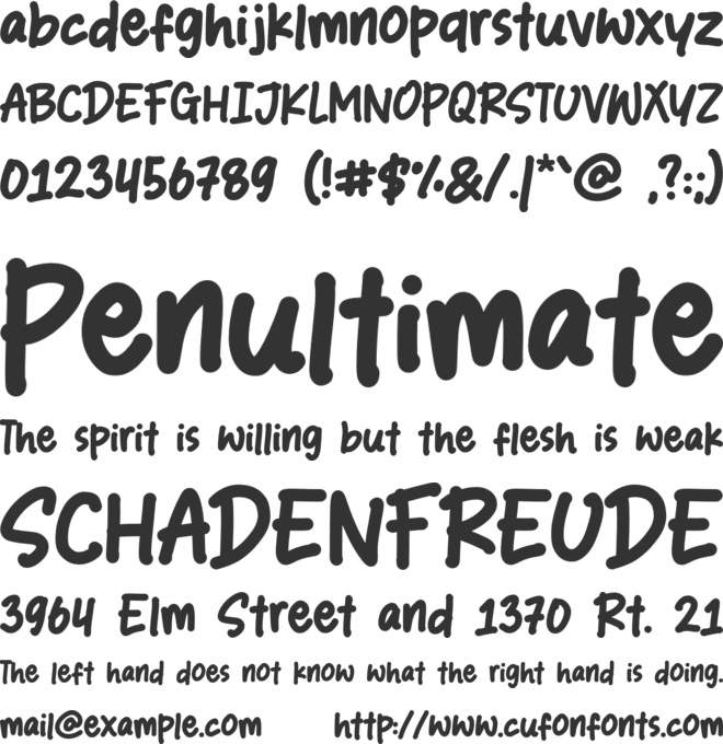 Winter Draw font preview