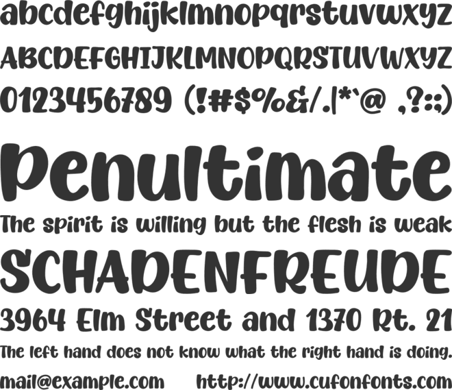 Butterpop font preview