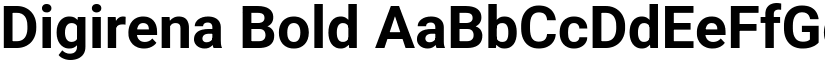 Digirena Bold font