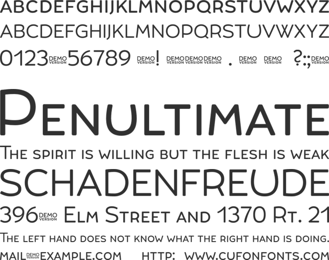 Umba Soft font preview