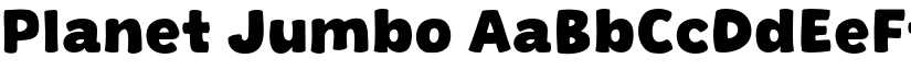 Planet Jumbo font download