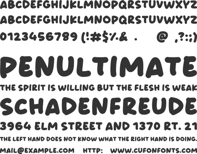 Picky Sway font preview