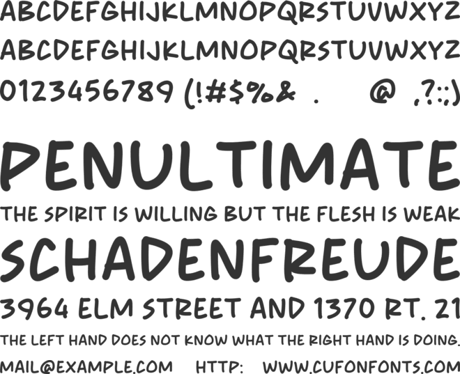 Rock Boxy font preview