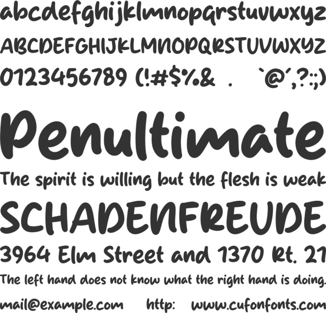 Citrova Sans font preview