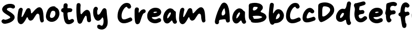 Smothy Cream font download