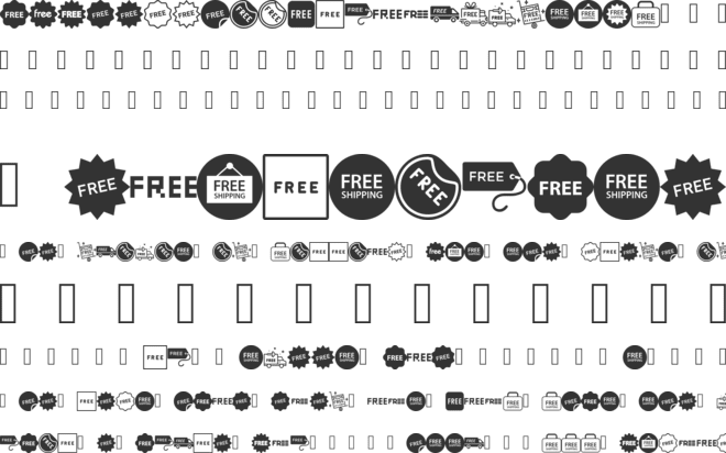 FreeTags font preview