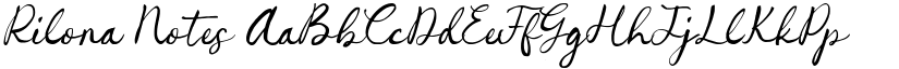 Rilona Notes font download