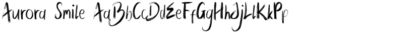 Aurora Smile font download