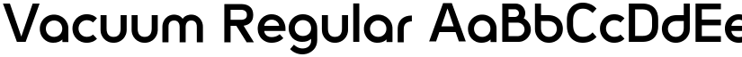 Vacuum font download
