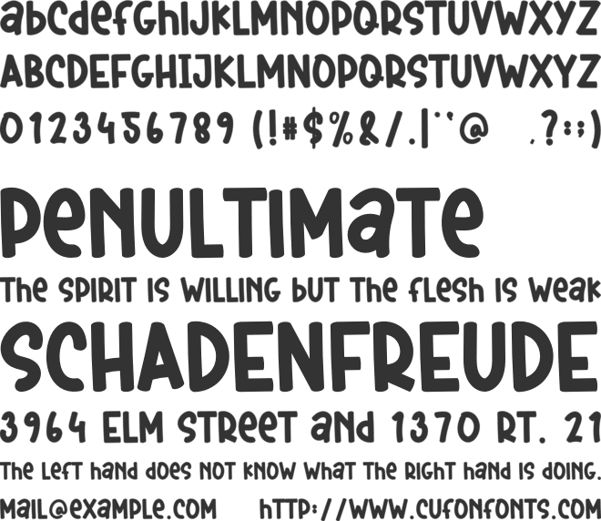 LOVE MAMA font preview