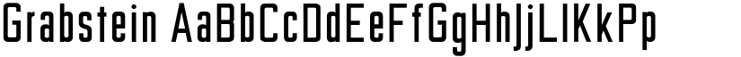 Grabstein font