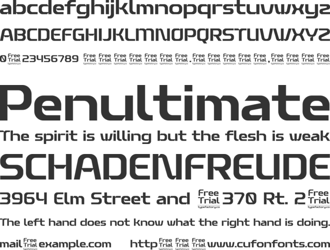 Lastcar font preview