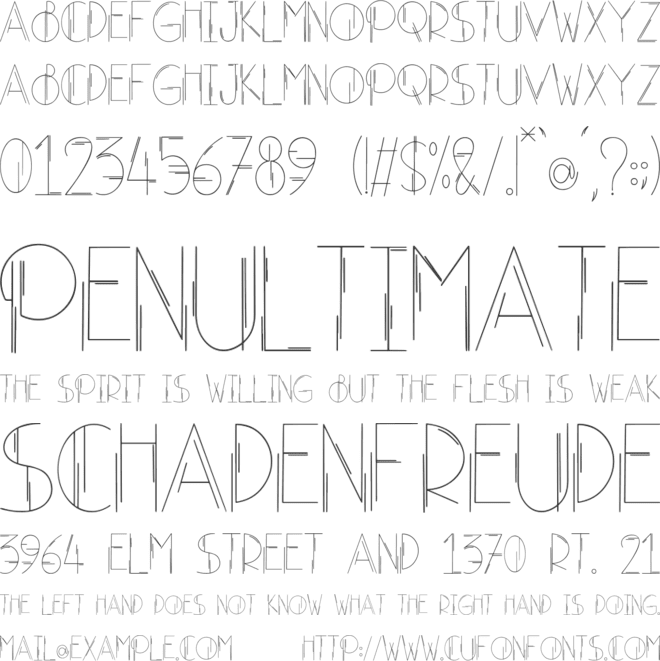 Neonrift font preview