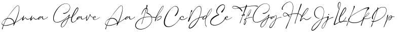 Anna Glave font