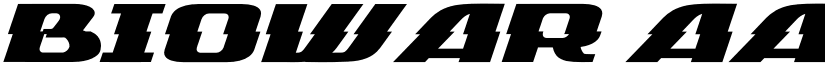 Biowar font download
