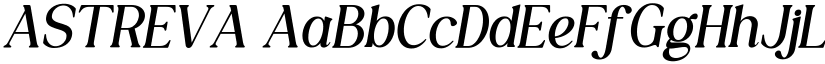 ASTREVA font download