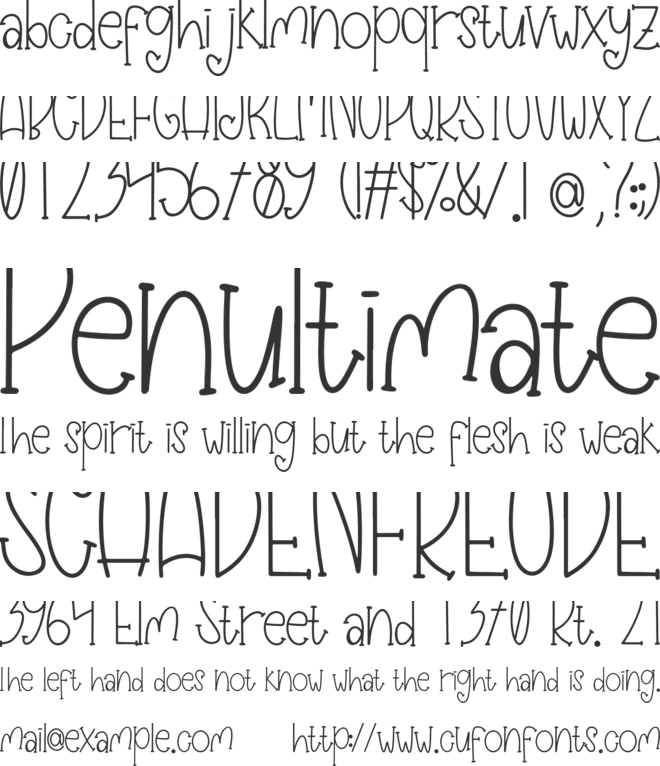 Anya Slab font preview