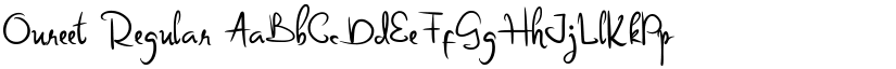 Oureet Regular font