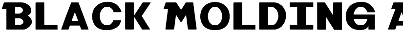 Black Molding font download