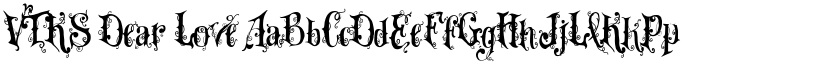 VTKS Dear Love font