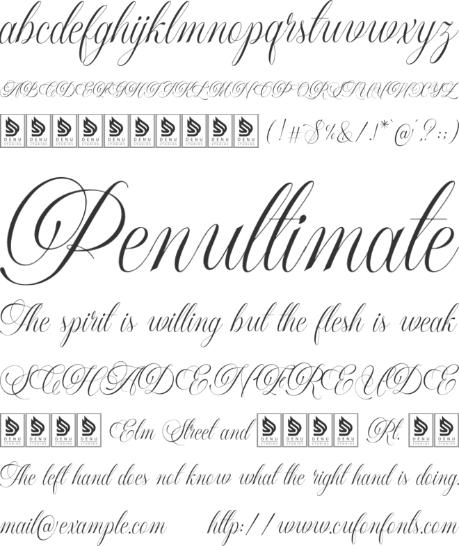 Sirclair Miwareta font preview