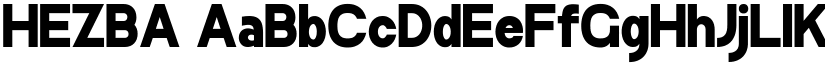 HEZBA font