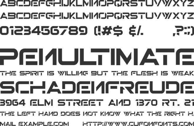 arteon font preview