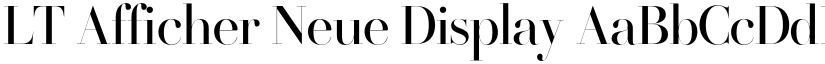 LT Afficher Neue Display font