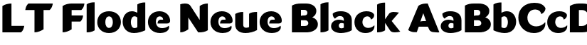 LT Flode Neue Black font