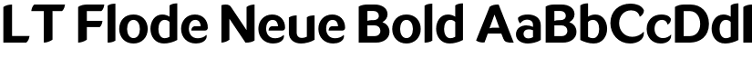 LT Flode Neue Bold font