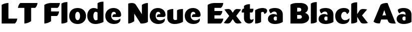 LT Flode Neue Extra Black font