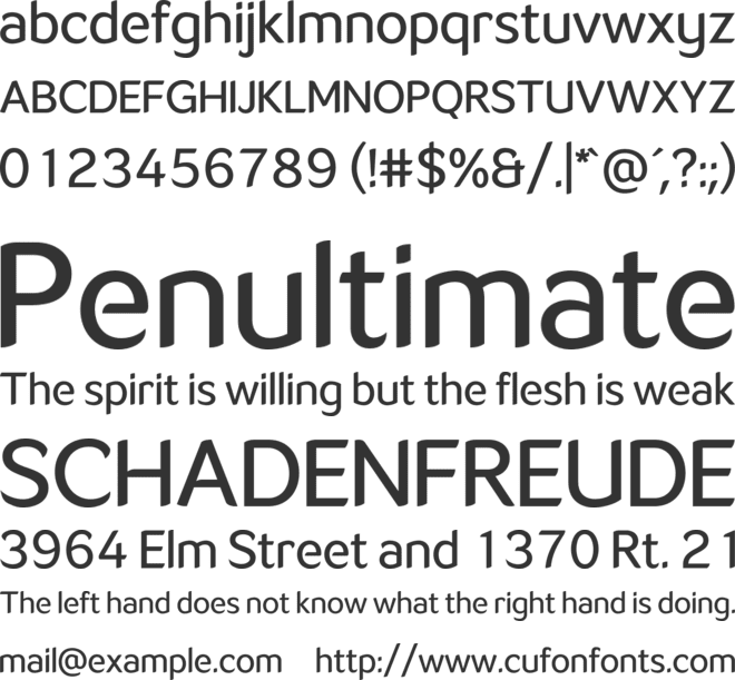 LT Flode Neue font preview