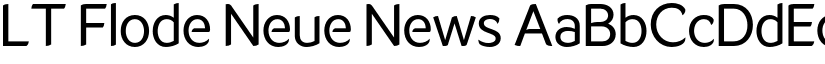 LT Flode Neue News font