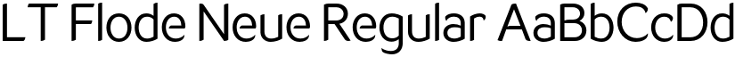 LT Flode Neue Regular font