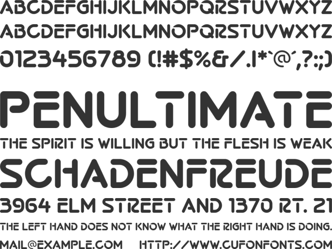 Pricetag font preview
