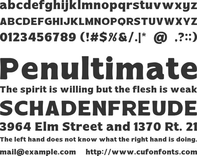 Boneyard Cruiser font preview