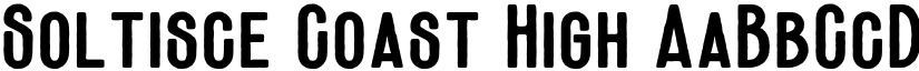 Soltisce Coast High font