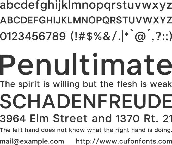 Ovelion font preview