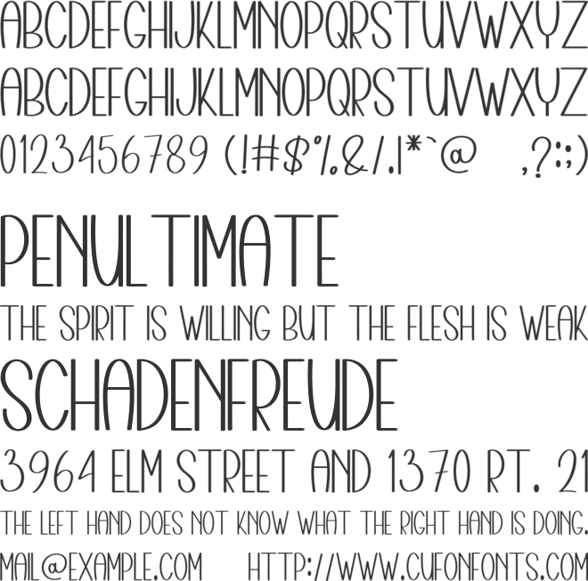 Twinkle Snowing font preview