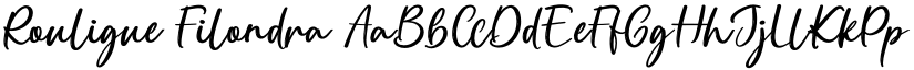 Rouligue Filondra font download