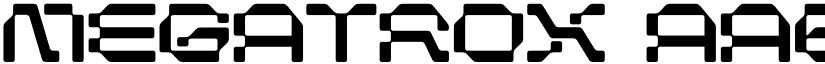 Megatrox font