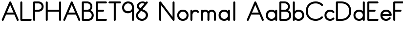 ALPHABET98 ZanerBloser Style font download
