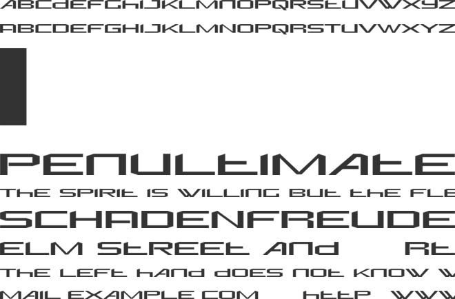 FT Luxentis font preview