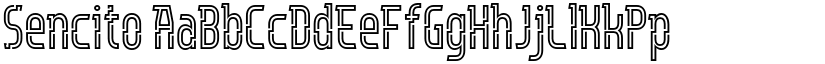 Sencito font download