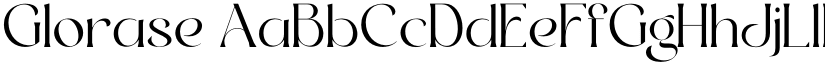 Glorase font download