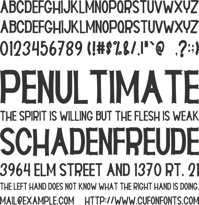 Stories Holiday font preview
