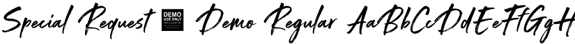 Special Request - Demo font download