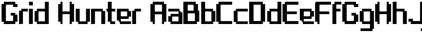 Grid Hunter font download
