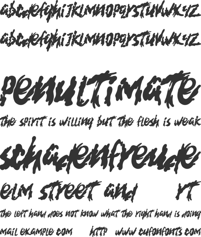 Temkafun font preview